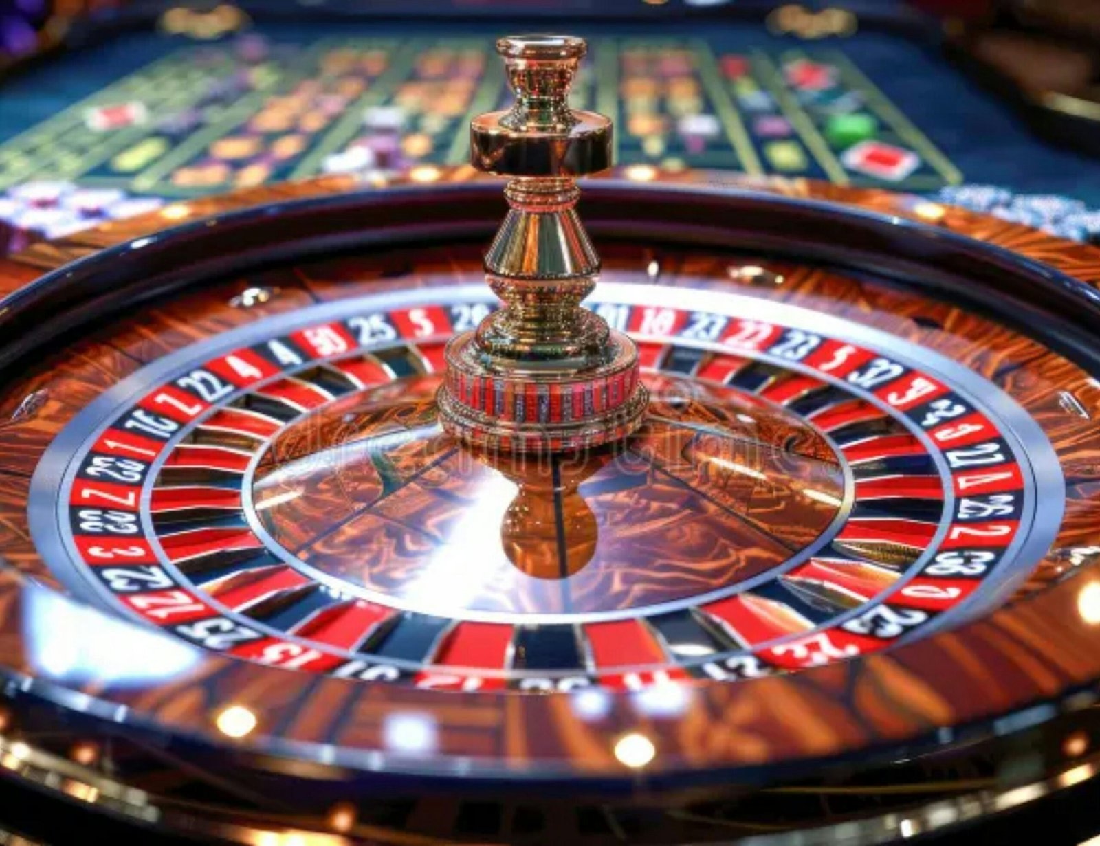 A close up of a casino rouleet